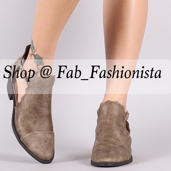 Distressed Booties size 8.5 - Picture 4 of 6